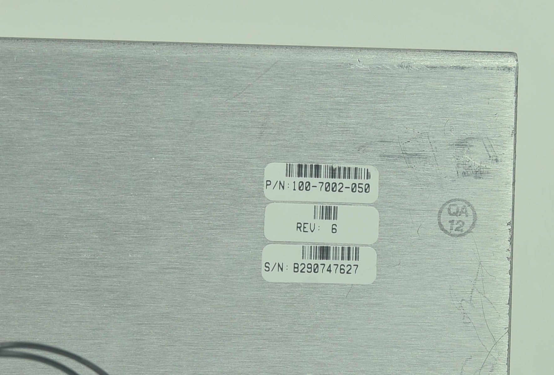 Cynosure Cynergy Laser Rear Cover Panel Metal Back Key Power Switch 710-0130-100