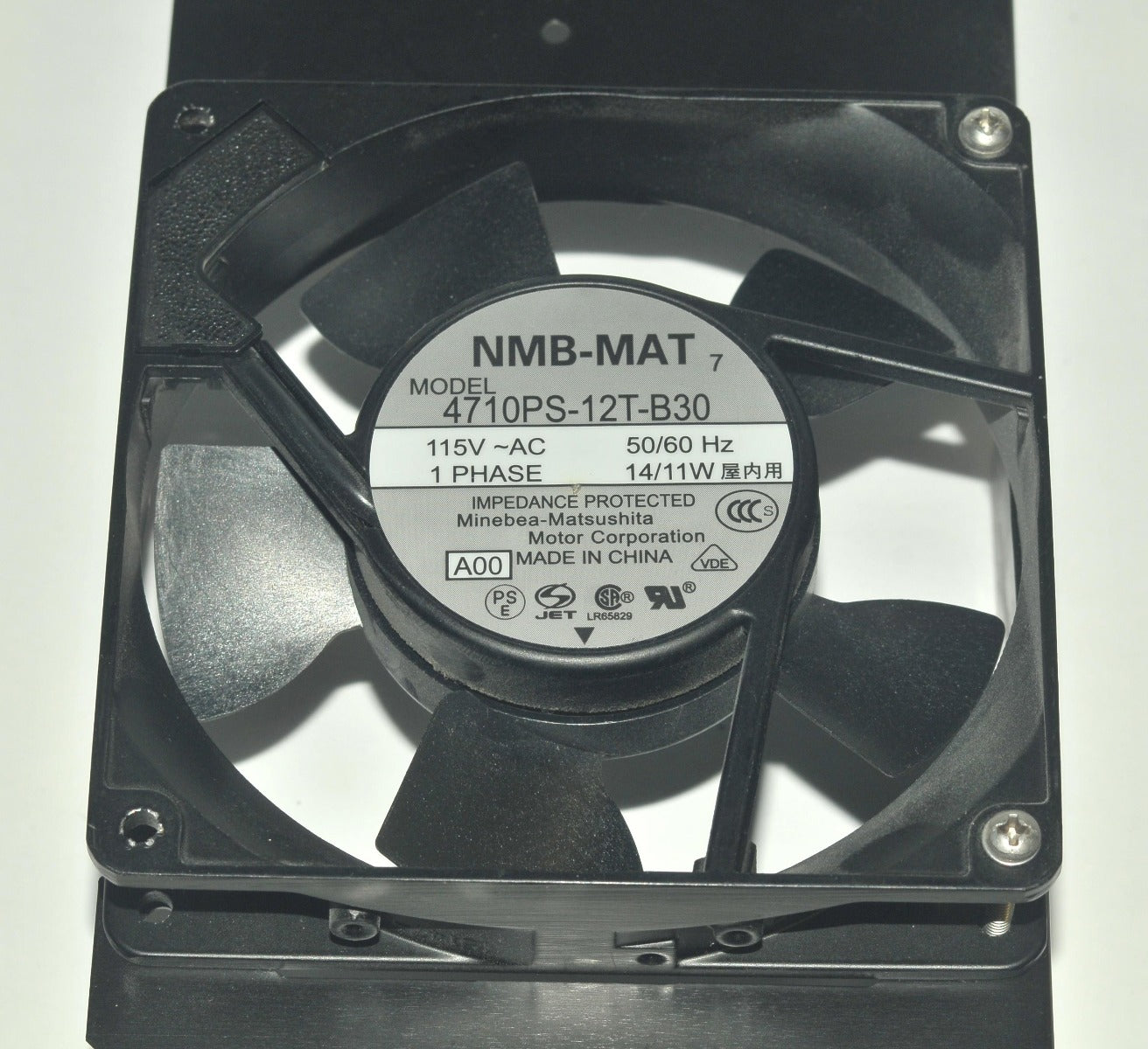 Cynosure Cynergy Laser Electrical Cooling Fans w/Bracket NMB-MAT 4710PS-12T-B30