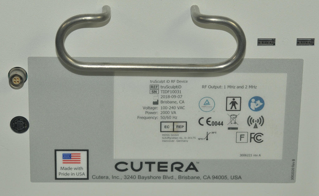 2018 Cutera truSculpt iD RadioFrequency Body Sculpting Fat Reduction Treatment