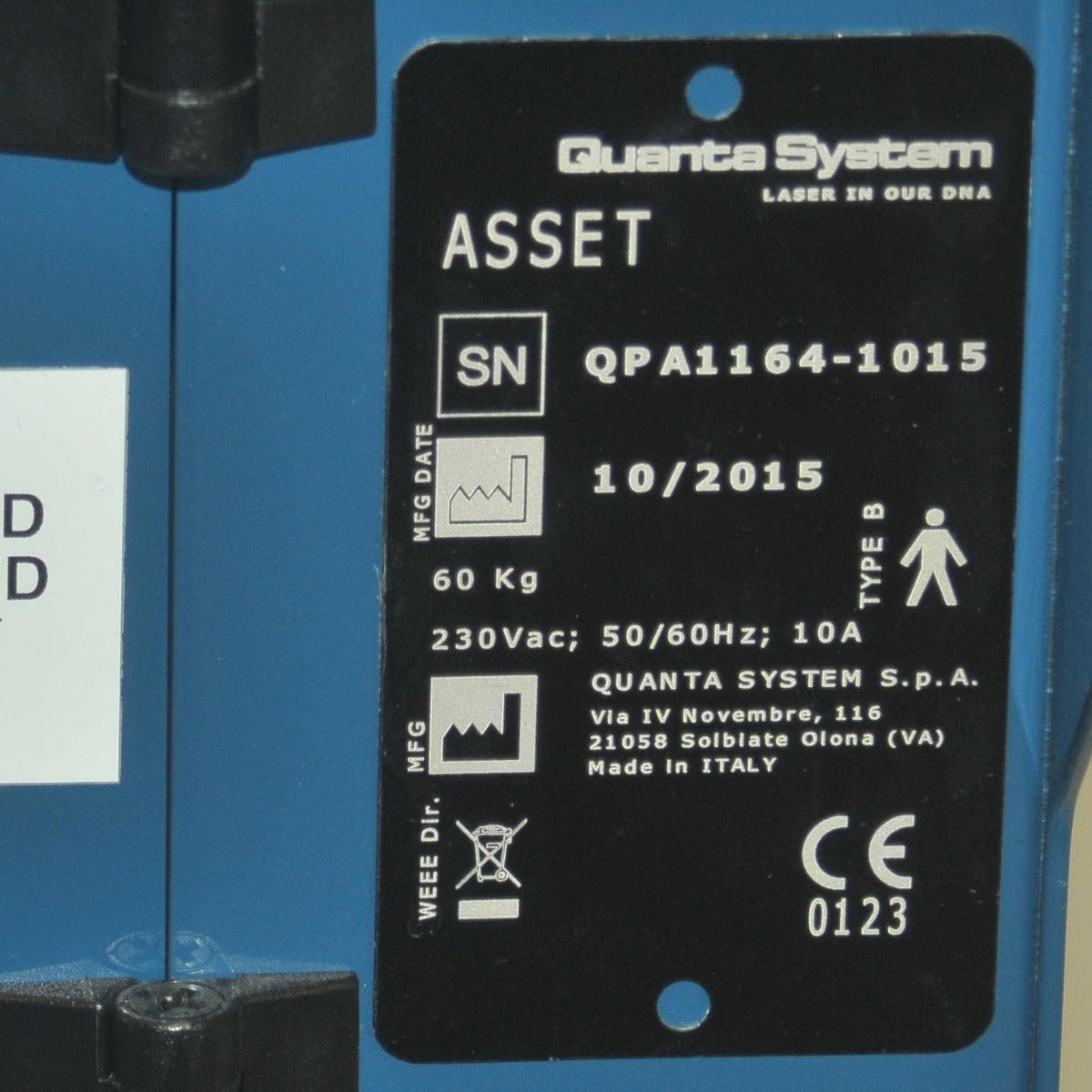 Astanza Duality Q-Switched Nd YAG Laser Tattoo/Hair Removal Pigmented Lesions