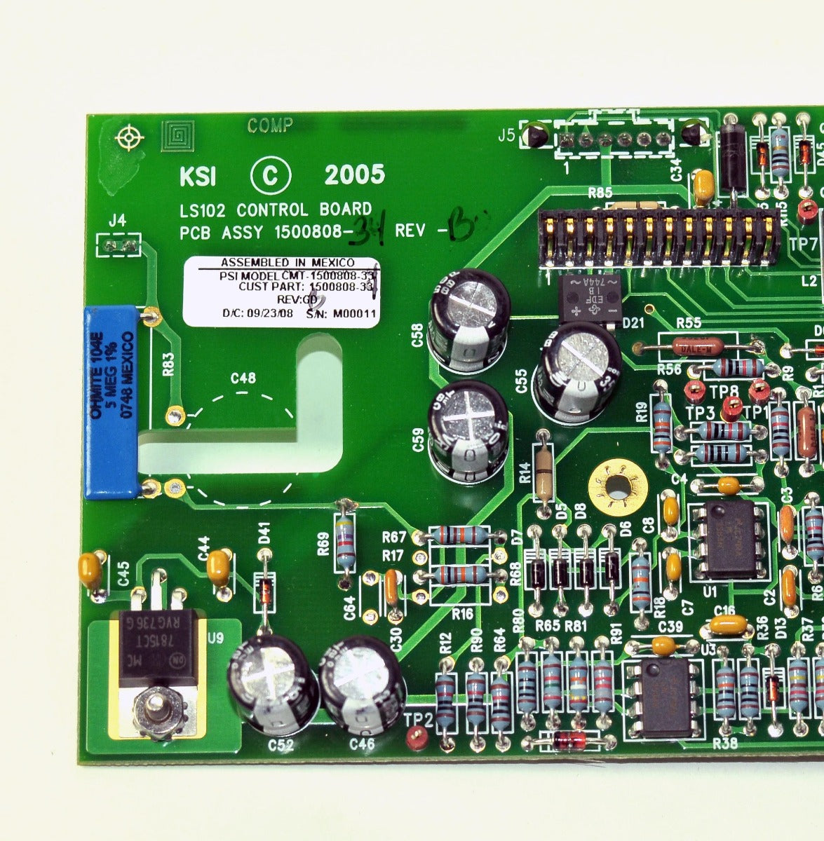 Laser LS102 Control Board Green PCB Computer Assembly 1500808-34 PARTS