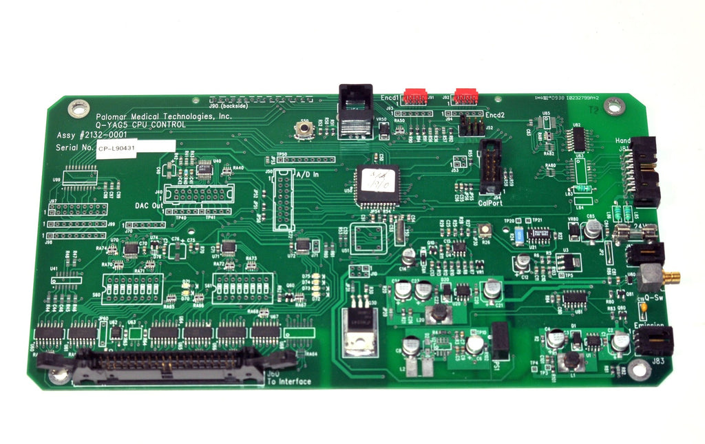 Palomar Laser QYAG5 CPU Control Green Computer PCB Board 2132-0001 PARTS