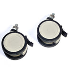 Syneron Candela Laser Replacement LOCKING Wheel Set Caster Rear Lock PARTS x2Pc