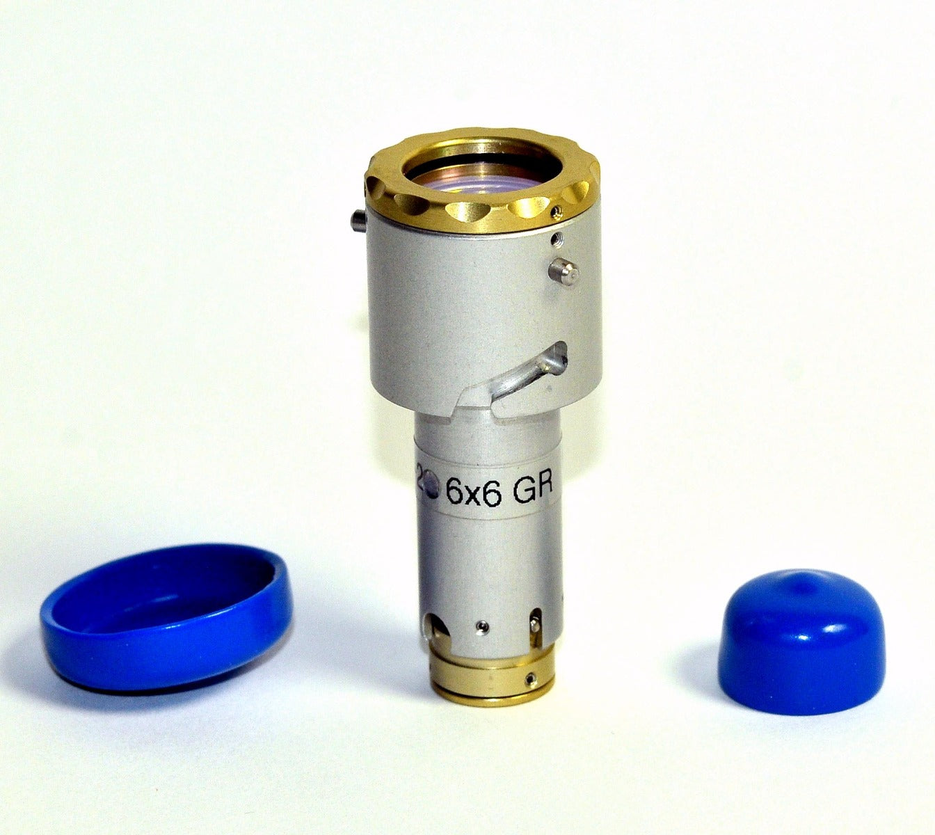 Palomar ICON 2940 Erbium Laser Handpiece 6x6 Groove Optic Tip Silver 5520-2047