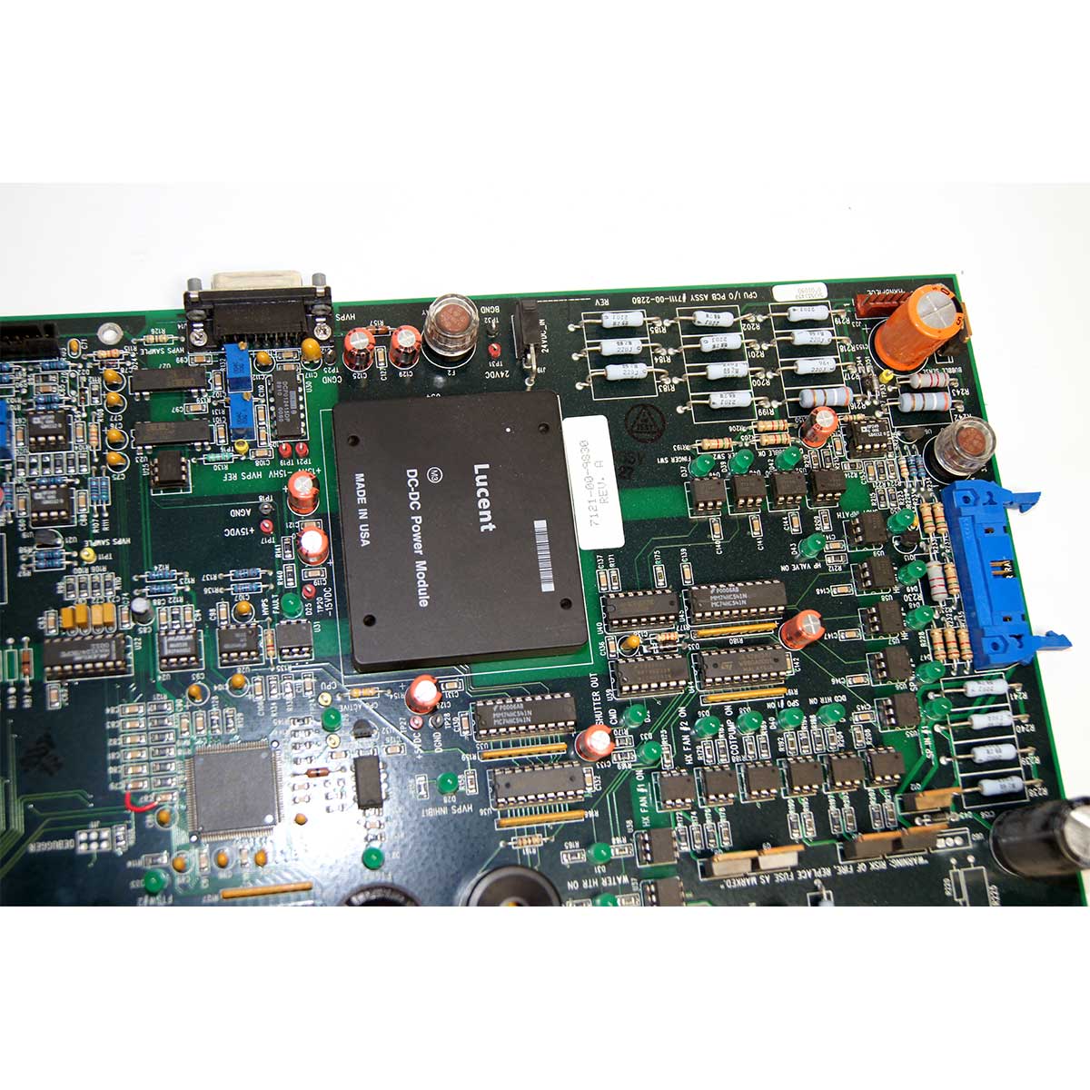 Candela Vbeam1 Laser System CPU I/O Green PCB Board 7111-10-2280 Part UnTested