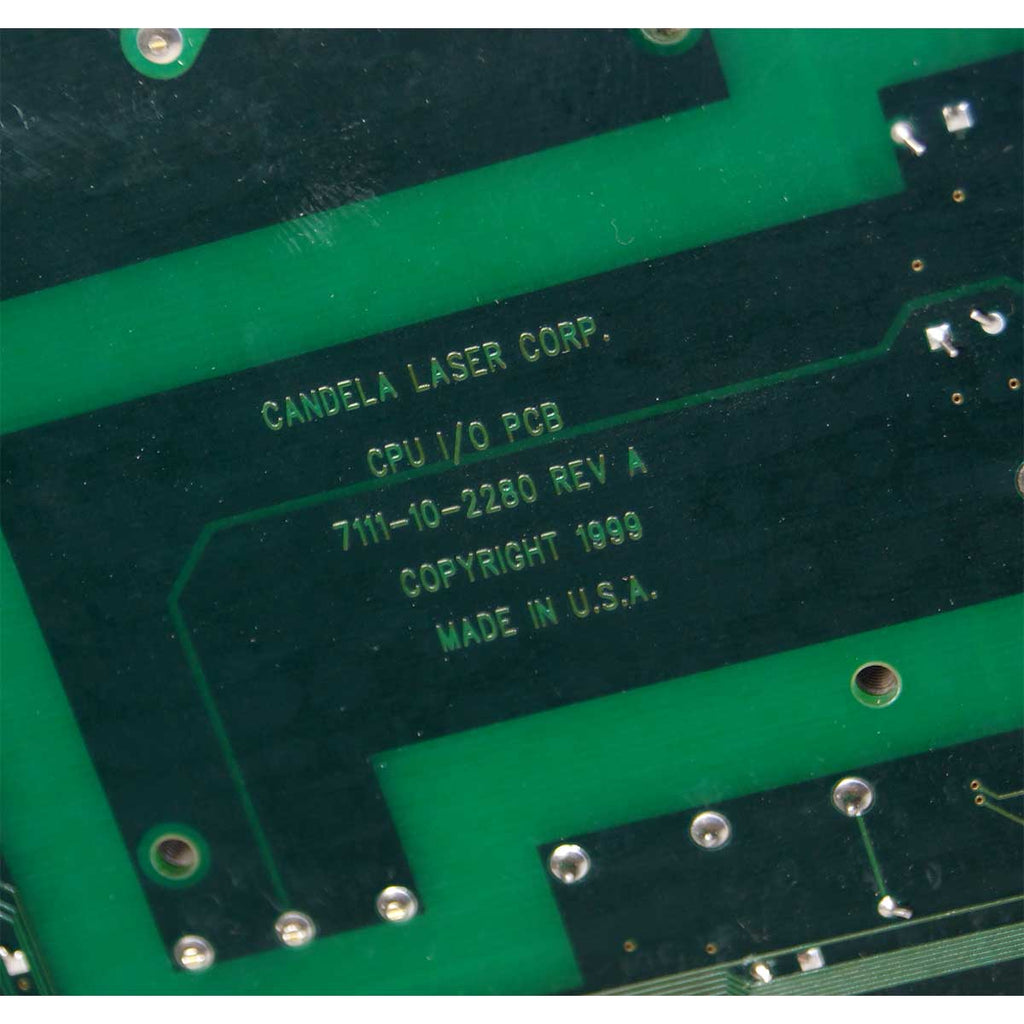 Candela Vbeam1 Laser System CPU I/O Green PCB Board 7111-10-2280 Part UnTested