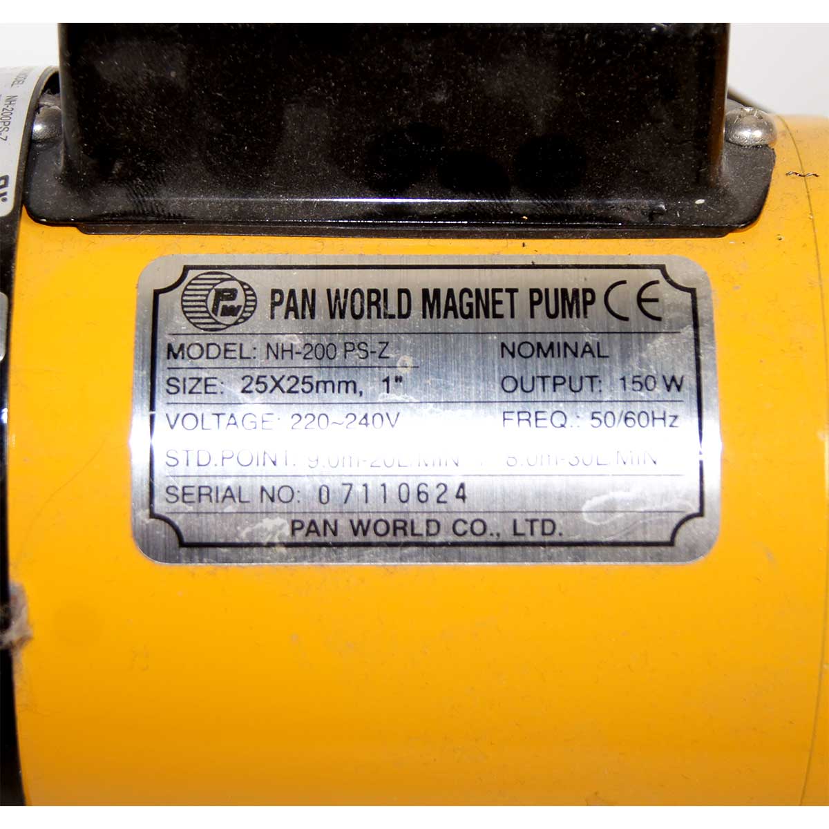 Cynosure Laser Water Pump Assembly Pan World NH-200PS-Z 220V Elite Allure Affirm