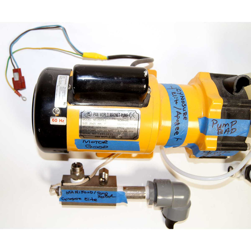 Cynosure Laser Water Pump Assembly Pan World NH-200PS-Z 220V Elite Apogee PARTS