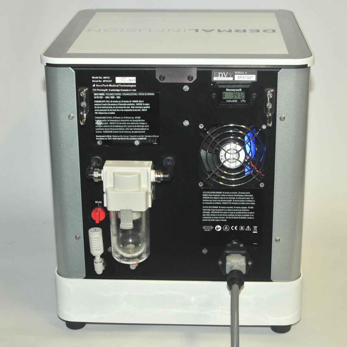 Envy Medical SilkPeel 3 MD A0142 Dermalinfusion Rejuvenate Skin Silk Peel 348Hrs