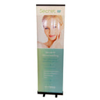Cutera Secret RF Microneedling Retractable Marketing Banner 25in x 83in