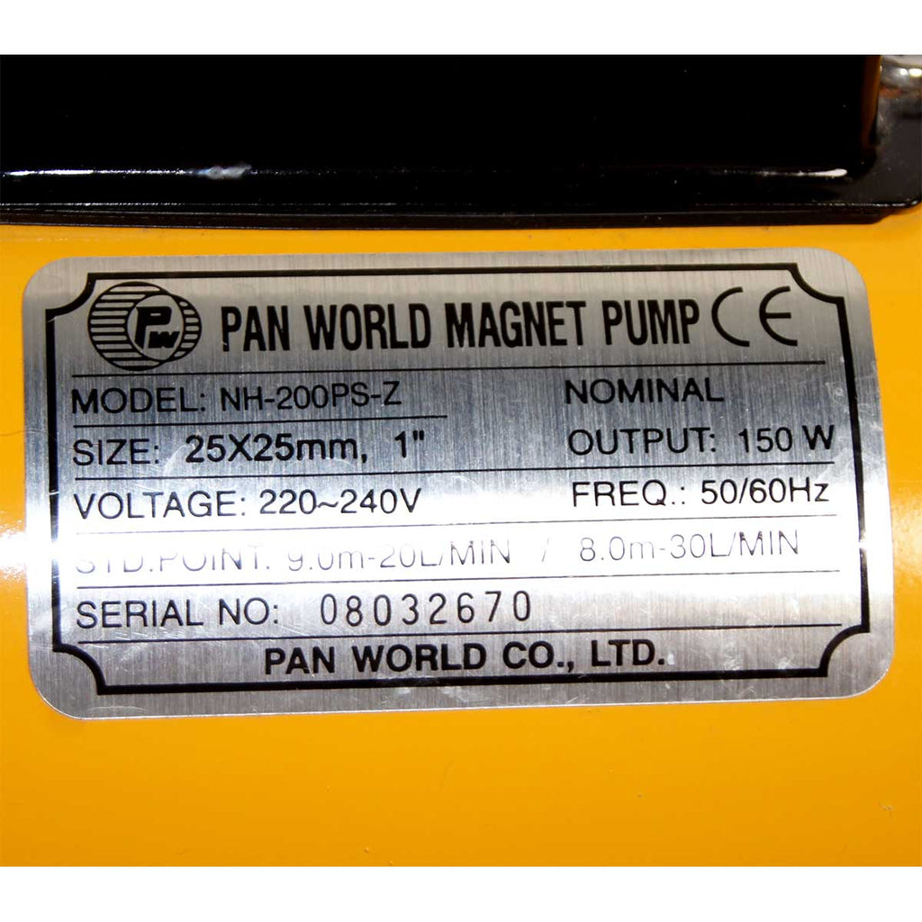 Cynosure Laser Water Pump Assembly Pan World NH-200PS-Z 220V Apogee Affirm Elite