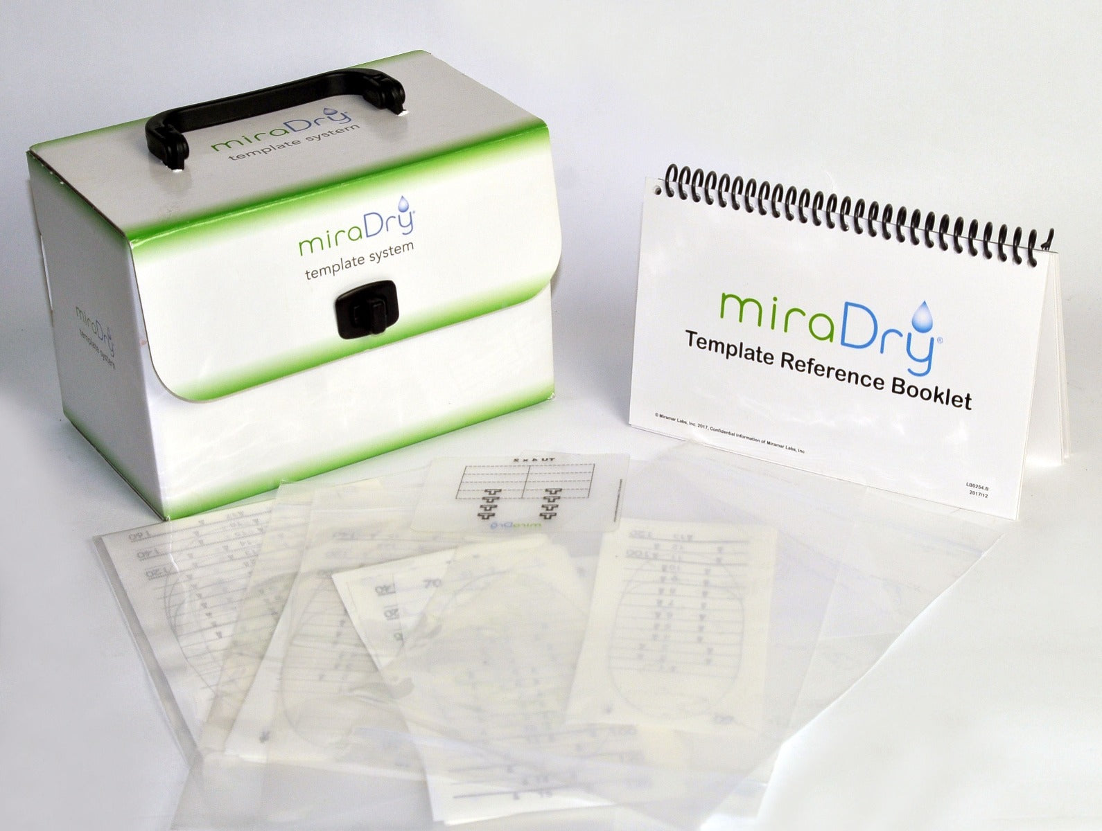 miraDry Miramarlabs MD4000-TS2 Template Reference System Kit Booklet Book