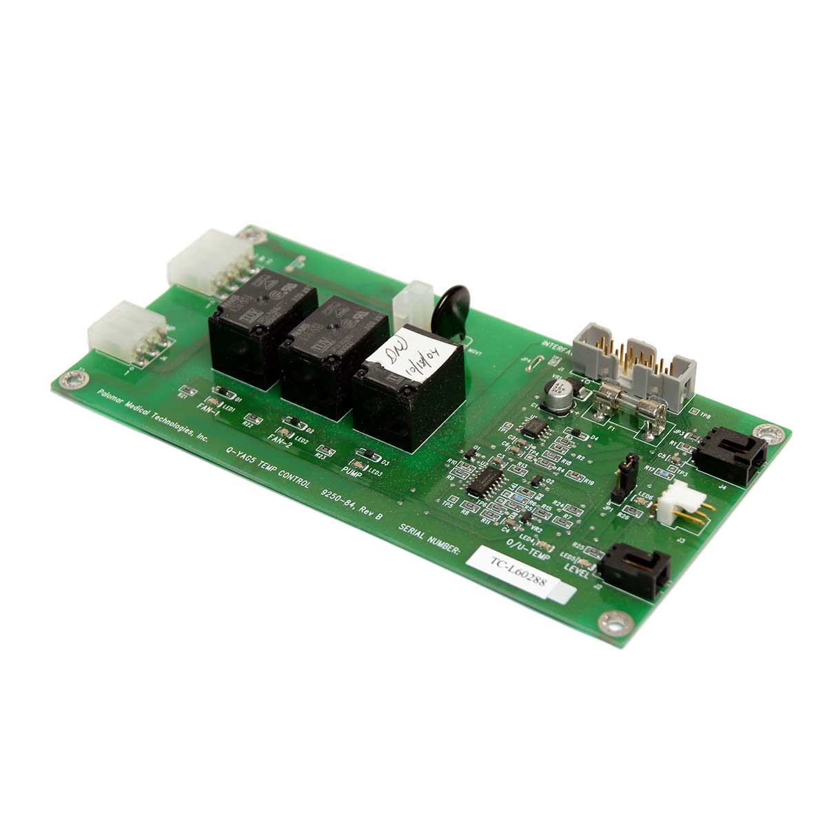 Palomar Q-YAG5 Nd:Yag Temperature Control PCB Green Board 9250-84 QYAG5 As-Is