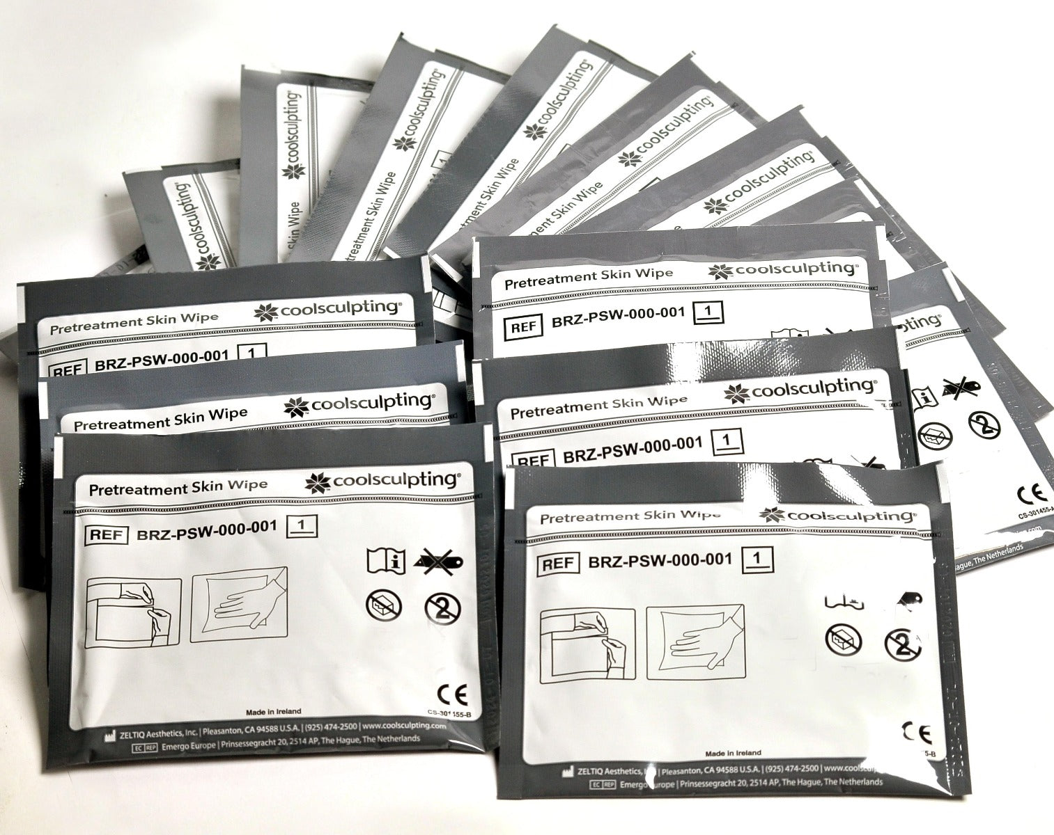 ZELTIQ CoolSculpting Pretreatment Skin Wipe BRZ-PSW-000-001 Treatment x15 Pcs