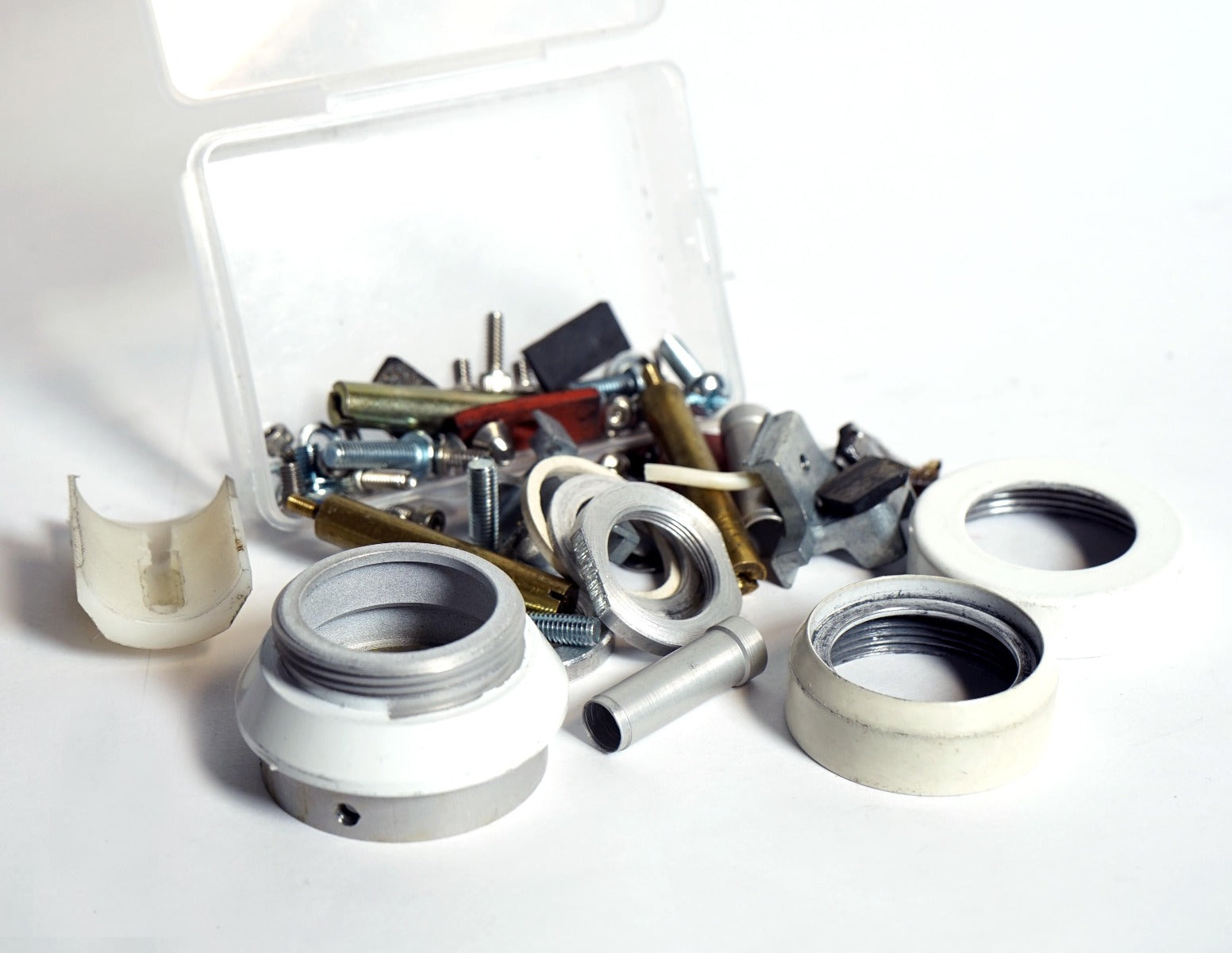 Aerolase LightPod Neo MicroPulse 1064-XT Laser LOT Misc PARTS Rings Nuts Adapter
