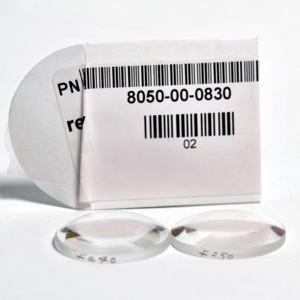 Syneron Candela Laser 1.5 3mm Fiber Focus Lens 8050-00-0830 Pair (x2 Pcs) PARTS