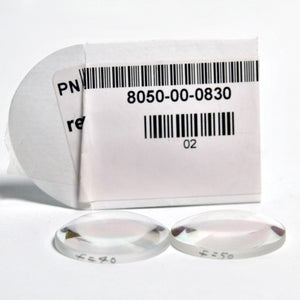 Syneron Candela Laser 1.5 3mm Fiber Focus Lens 8050-00-0830 Pair (x2 Pcs) PARTS