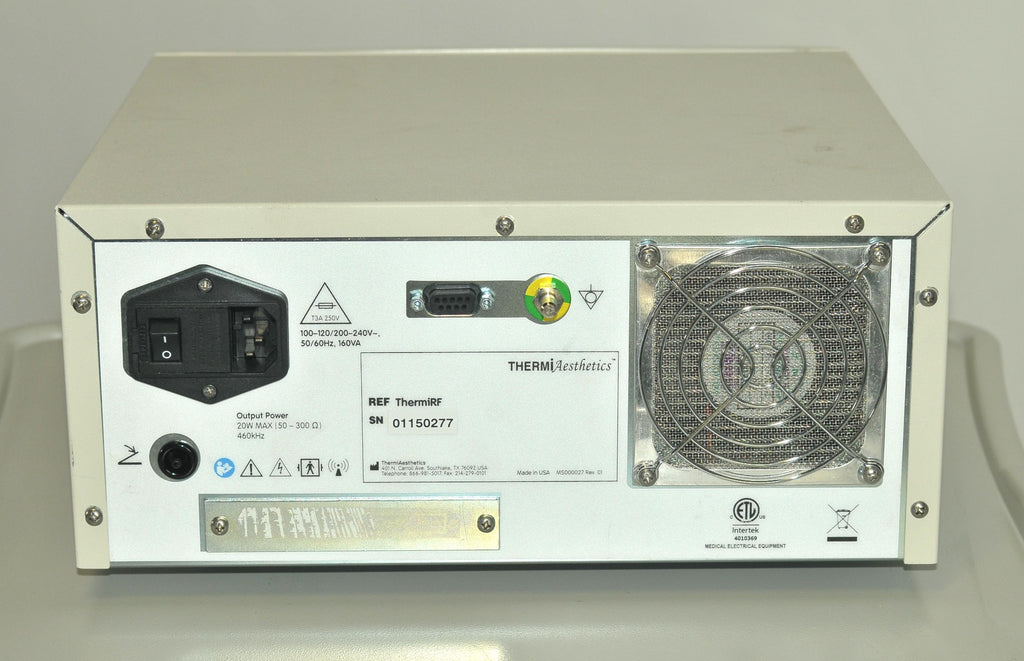 Thermi RF ThermiRF Generator ThermiSmooth ThermiTight ThermiRase RadioFrequency
