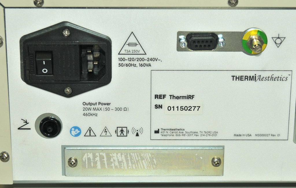 Thermi RF ThermiRF Generator ThermiSmooth ThermiTight ThermiRase RadioFrequency