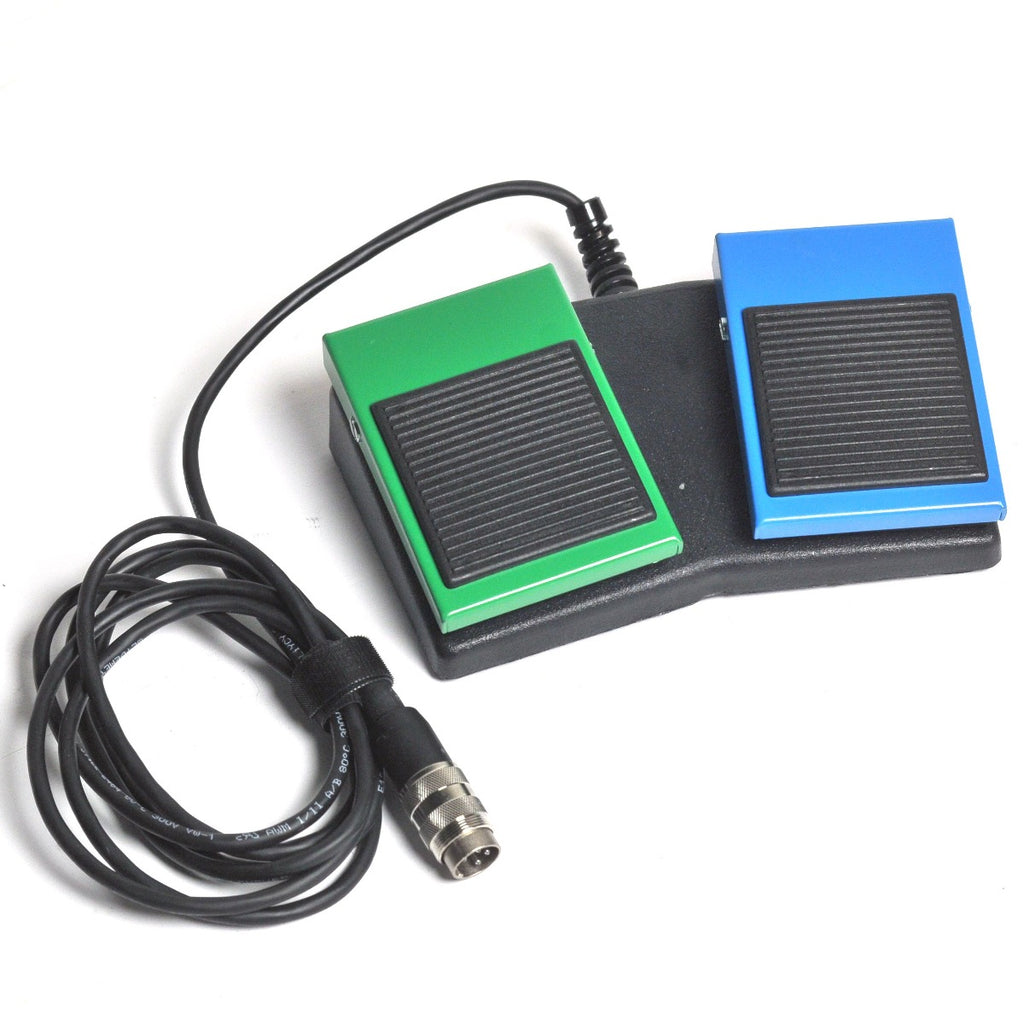 Dual Laser FootSwitch Pedal Electric 4-Pin Foot Switch Medical Blue Green