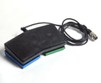 Dual Laser FootSwitch Pedal Electric 4-Pin Foot Switch Medical Blue Green