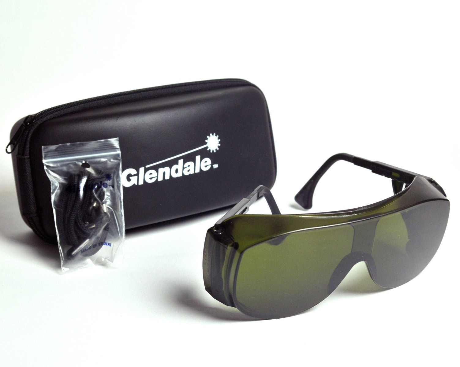 Glendale Z87 Green Tint IPL Laser Operator Eyewear Safety Glasses 3W1SW166 CE