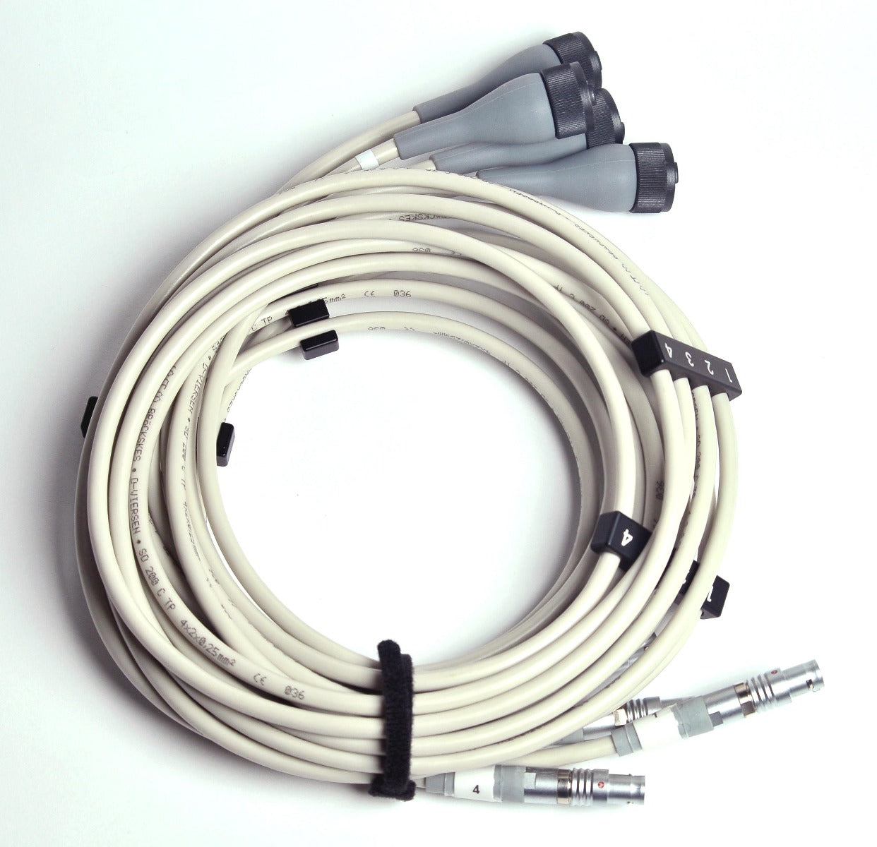 InMode Evolve 1-4 Communication Cable Data Cord 4x2x.25mm2 Electrical Set of 4