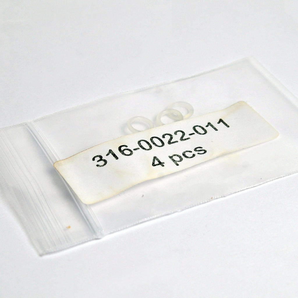 Aesthetic Laser Silicone O-Ring Trans 5/16" x 7/16" 316-0022-011 New (Set of 4)