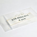 Aesthetic Laser Silicone O-Ring Trans 5/16" x 7/16" 316-0022-011 New (Set of 4)