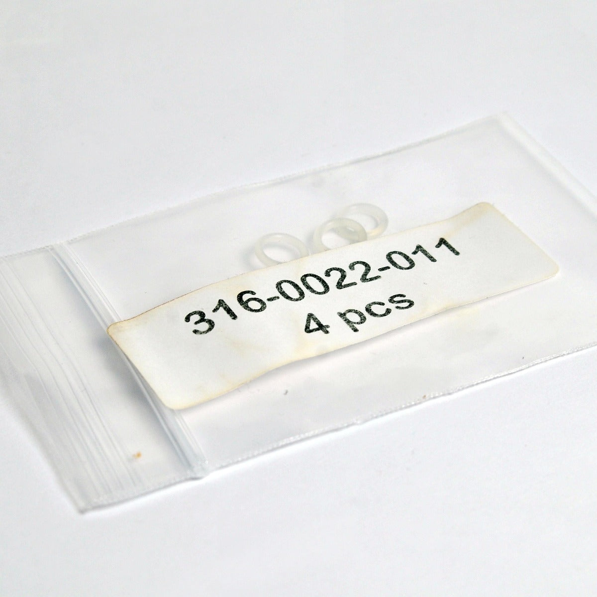 Aesthetic Laser Silicone O-Ring Trans 5/16" x 7/16" 316-0022-011 New (Set of 4)