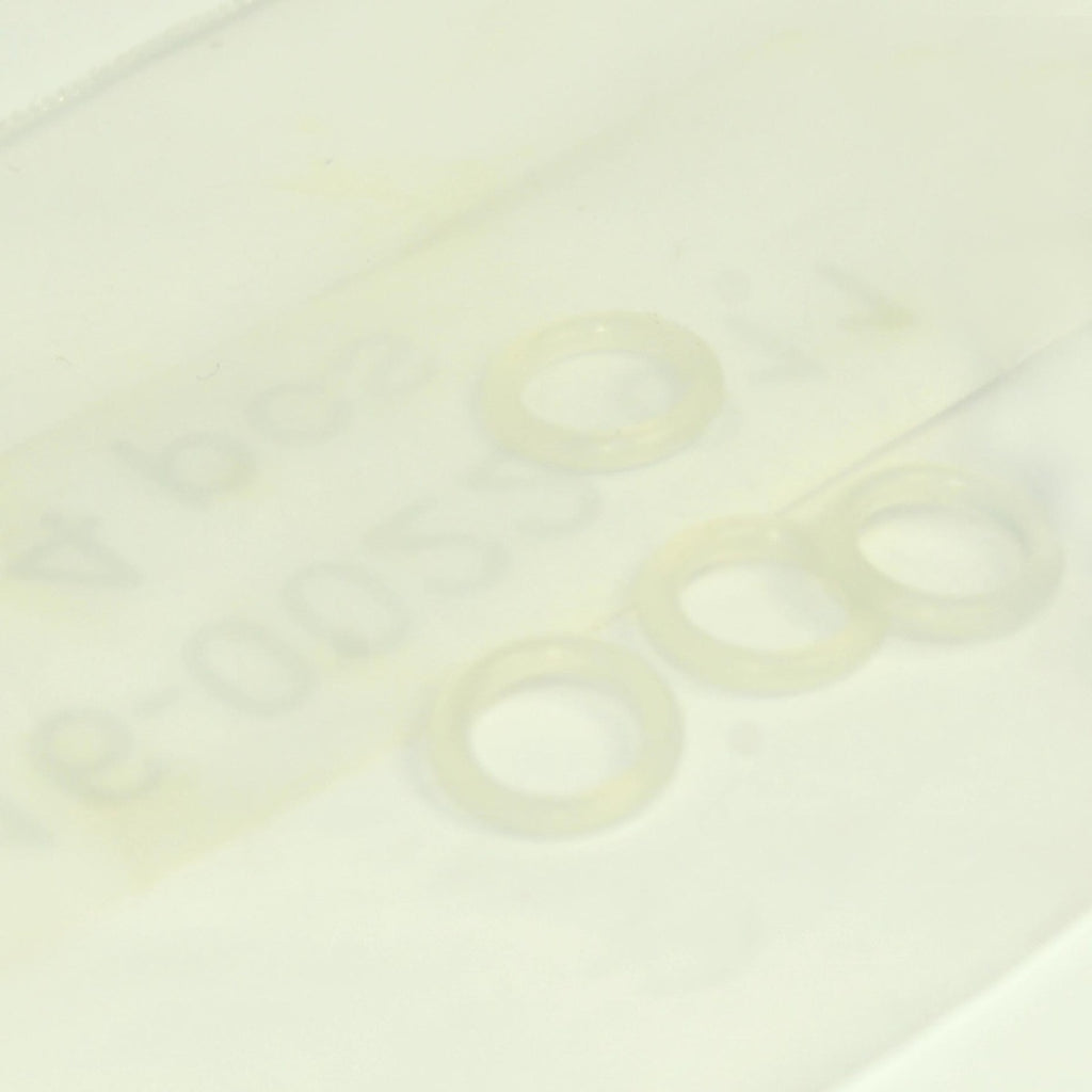 Aesthetic Laser Silicone O-Ring Trans 5/16" x 7/16" 316-0022-011 New (Set of 4)