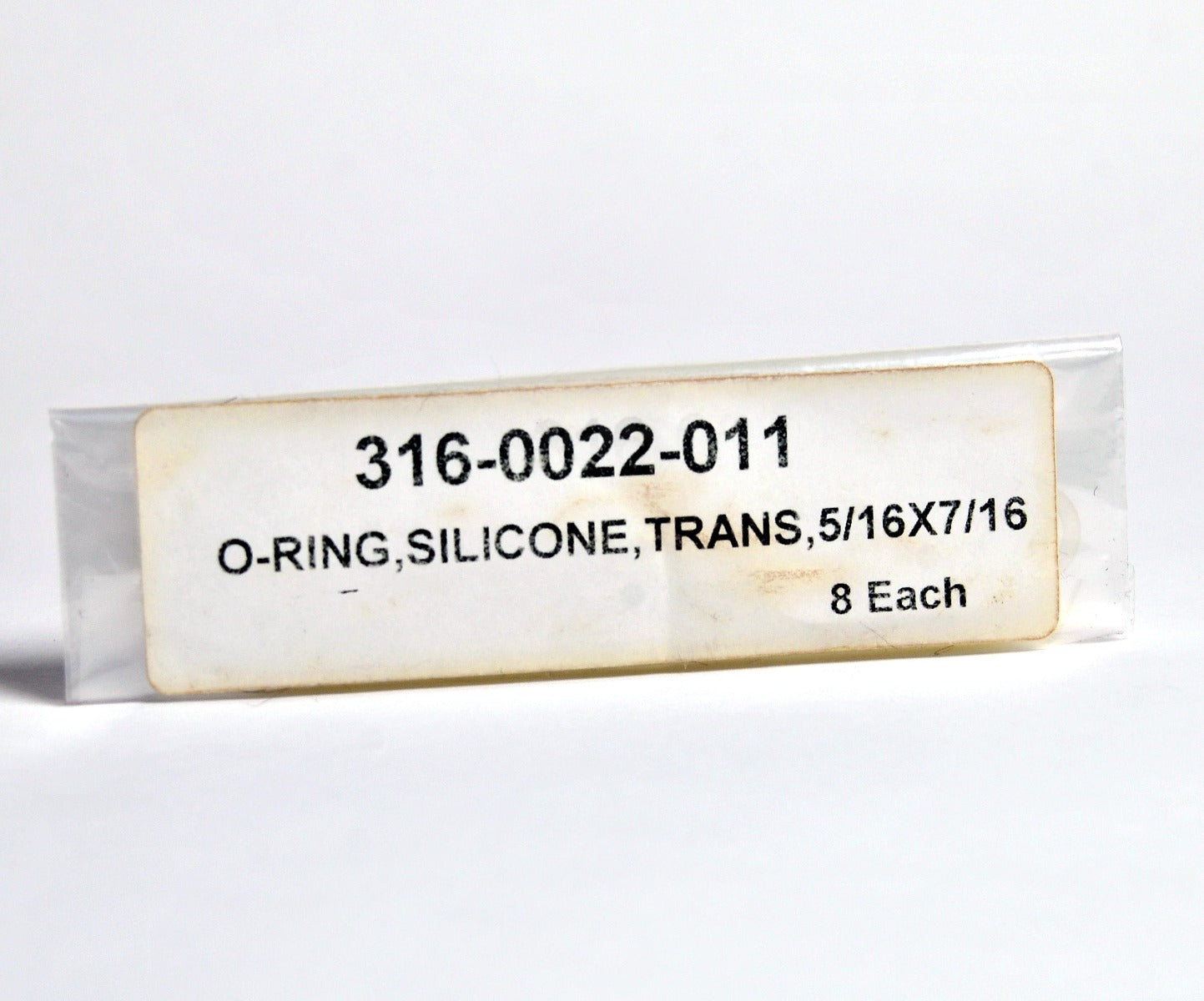 Aesthetic Laser Silicone O-Ring Trans 5/16" x 7/16" 316-0022-011 New (Set of 8)