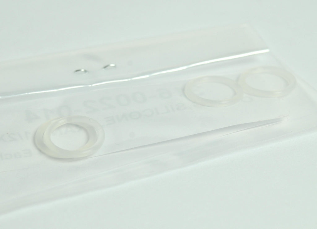 Aesthetic Laser Silicone O-Ring Trans 1/2" x 5/8" 316-0022-014 New Set of 4 Pcs