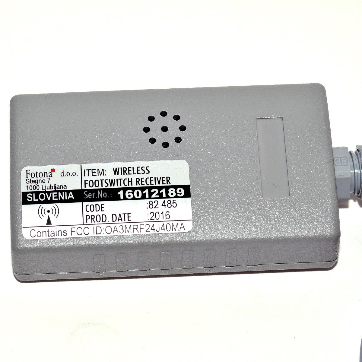 Fotona Dynamis SP PRO Laser Wireless FootSwitch Pedal RECEIVER Foot Switch Parts