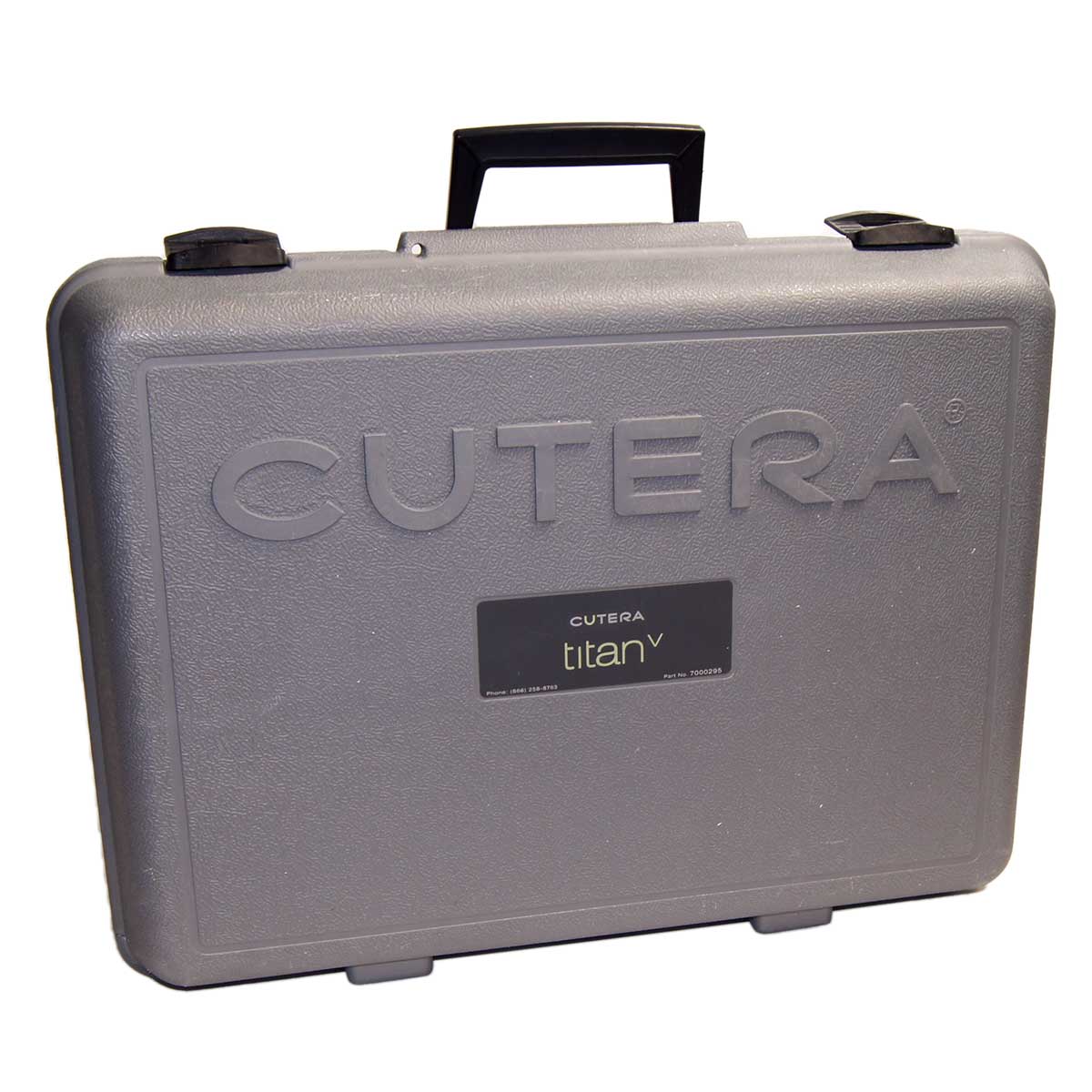 Cutera Xeo Titan-V Factory Case Hard Plastic Shock Padded Gray for IPL Handpiece
