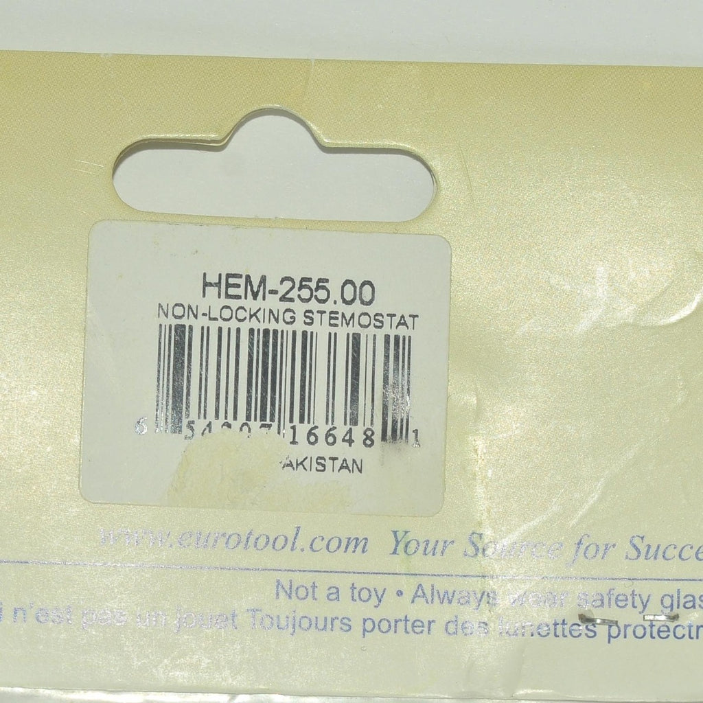Eurotool Stemostat Non-Locking HEM-255.00 8" Steam Ultrasonic Cleaning Holder