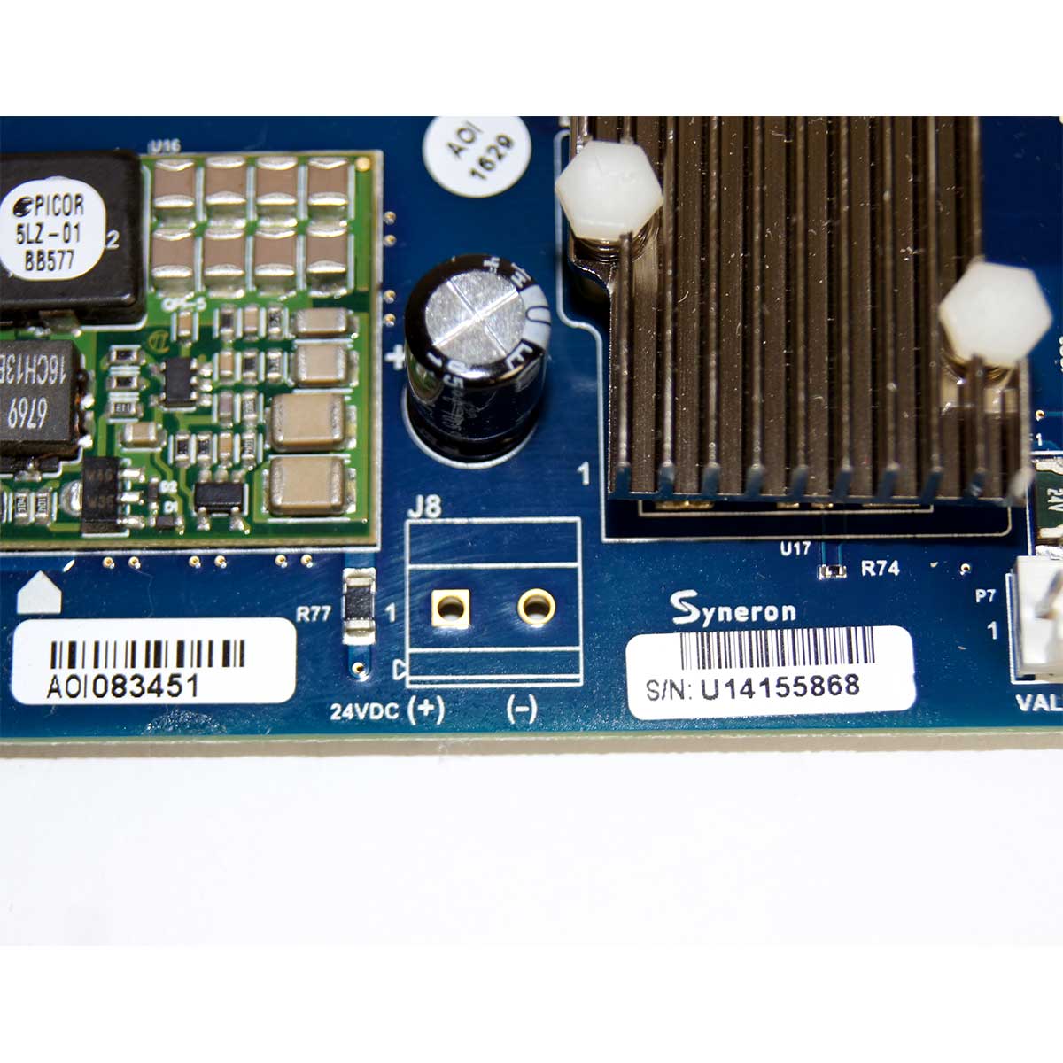 Syneron VelaShape III 3 Control Board AS83191 Printed Circuit PCB Part As-Is BAD