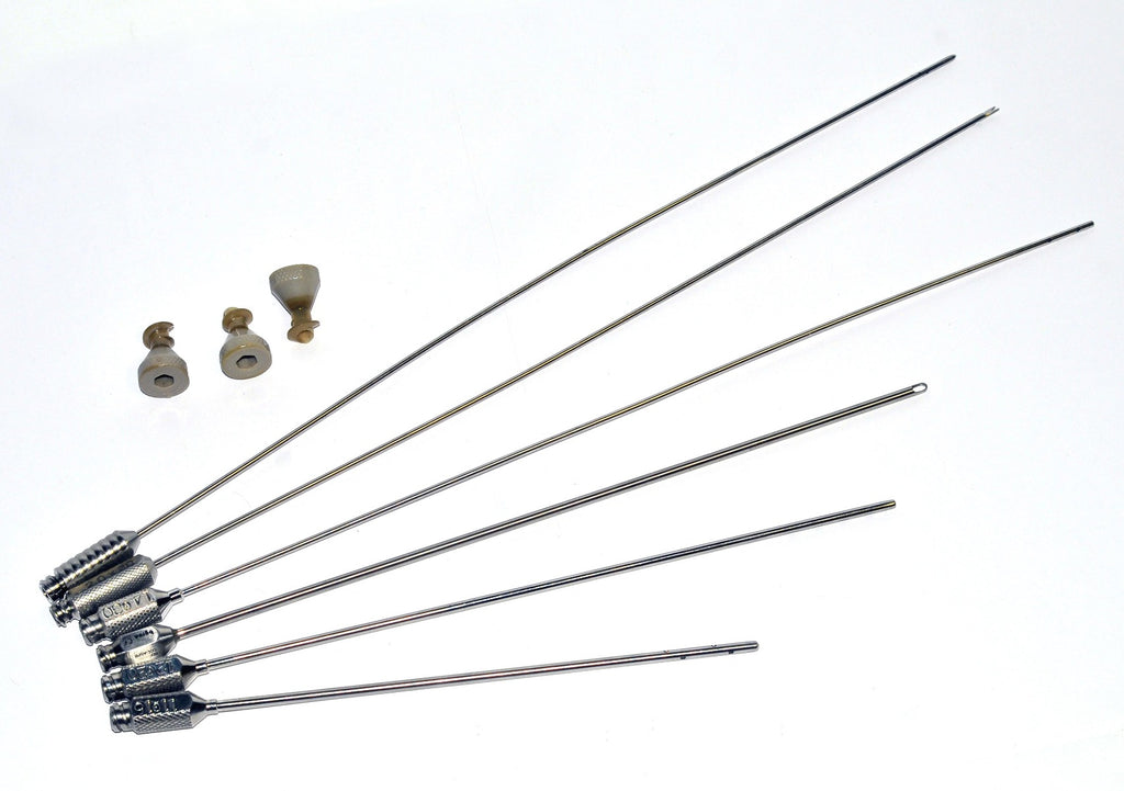 Luer-Lok Cannula Spatula Blunt Nose Tip Mixed Lot 6 Pcs Cannulae Byron More Set