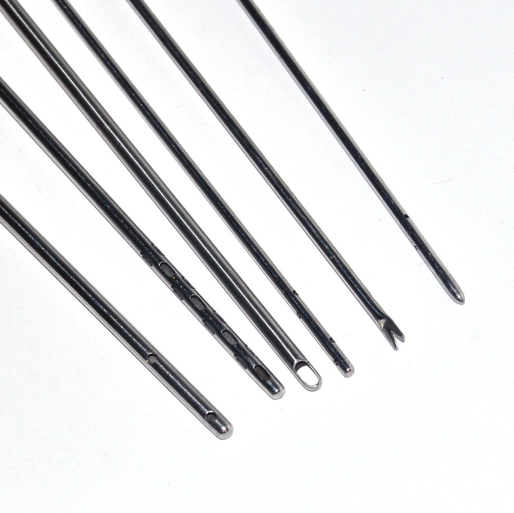 Luer-Lok Cannula Spatula Blunt Nose Tip Mixed Lot 6 Pcs Cannulae Byron More Set