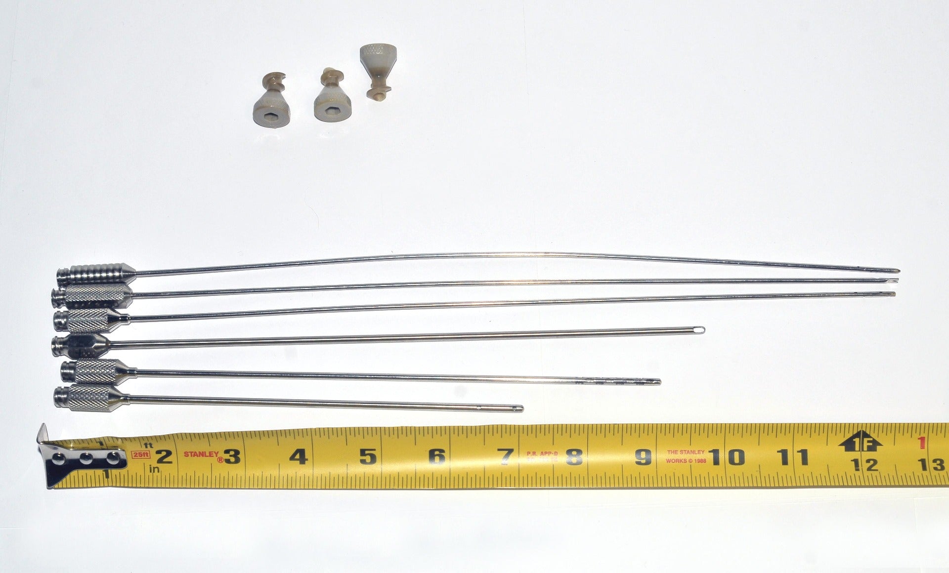 Luer-Lok Cannula Spatula Blunt Nose Tip Mixed Lot 6 Pcs Cannulae Byron More Set