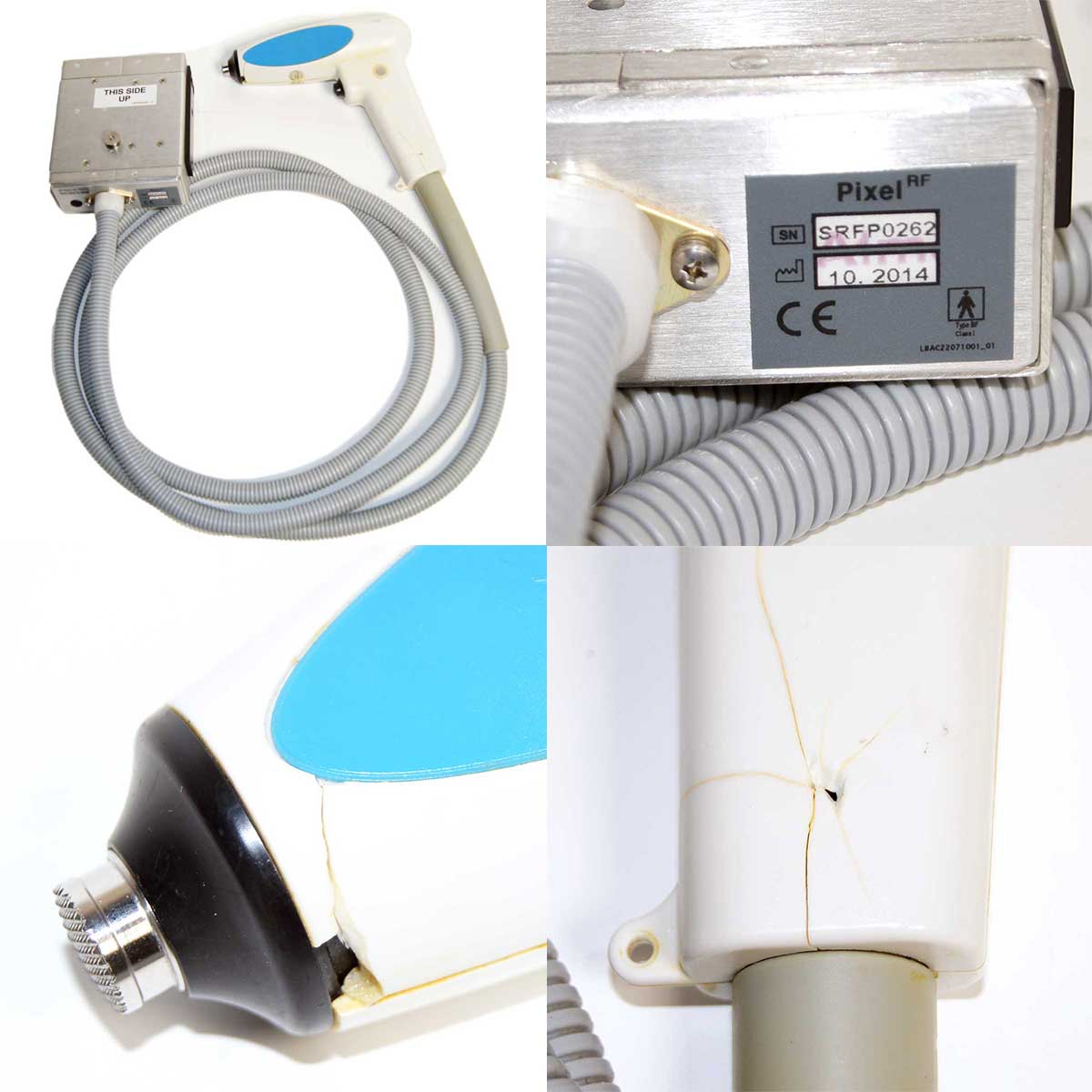 2012 Alma Accent V Shape System Body Contouring Acne Scar Wrinkle RF Pixel Uni