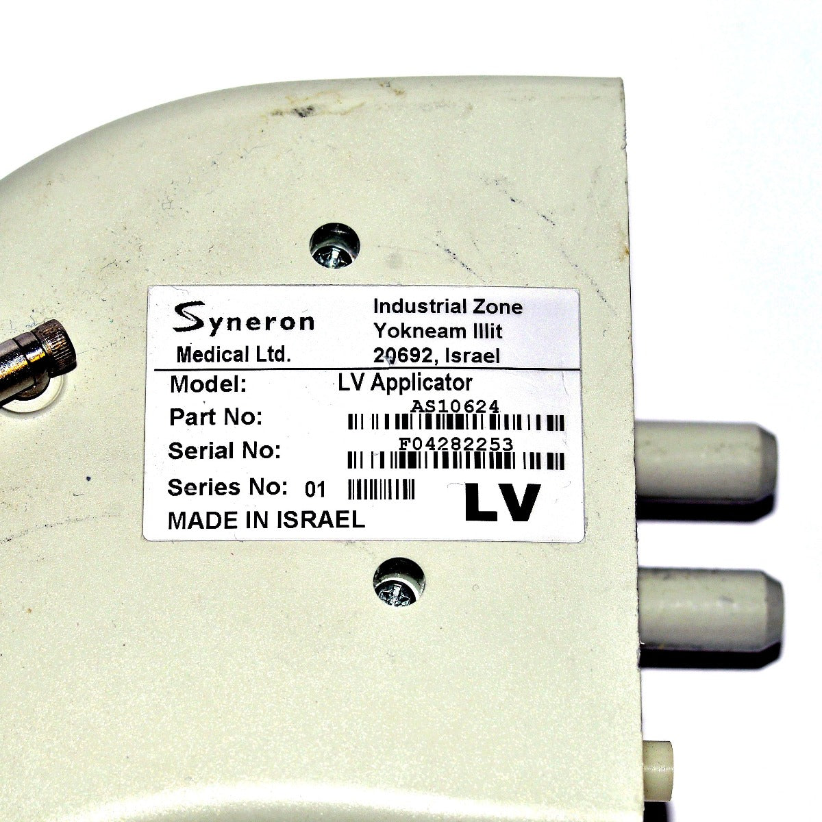 Syneron Medical LV Elos Applicator Handpiece Leg Vein Treatment Vascular Lesions