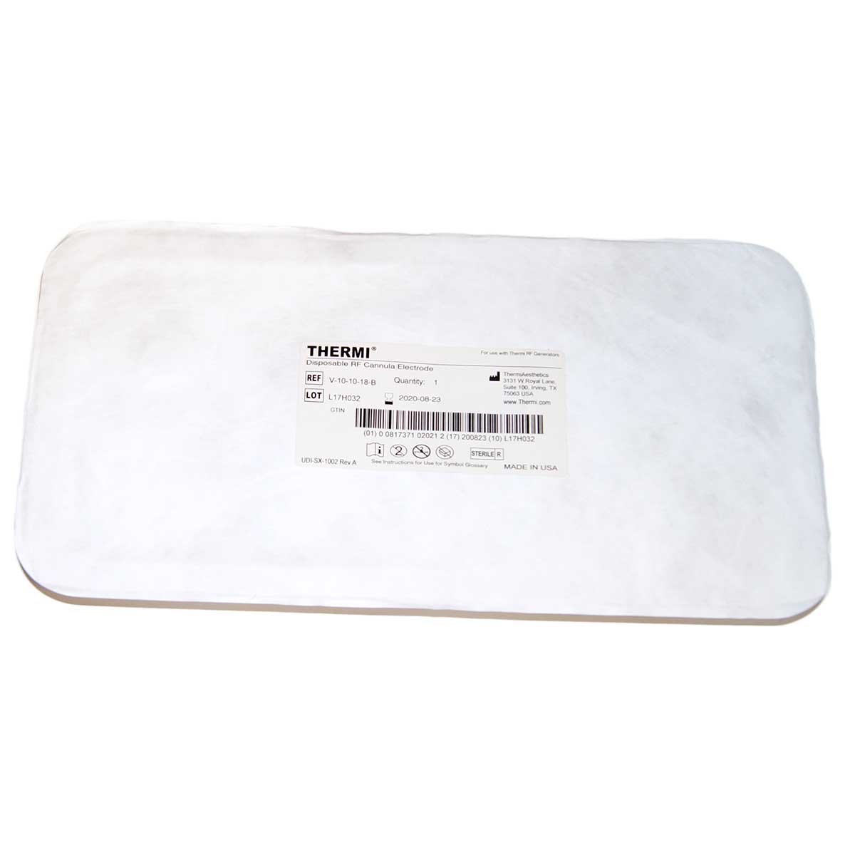 ThermiAesthetics Disposable RF Cannula Electrode V-10-10-18-B (EXP 08/23/20)