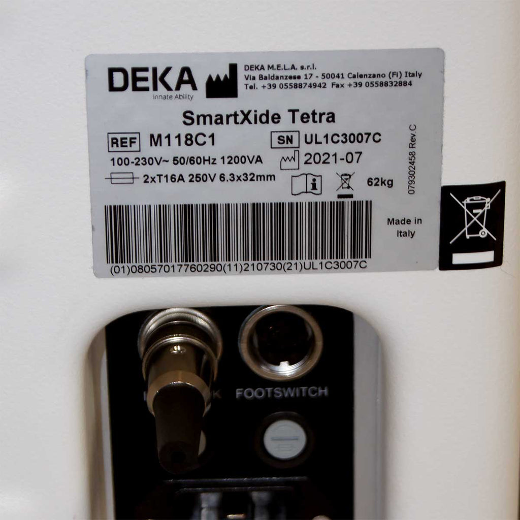 2021 Deka SmartXide Tetra CoolPeel M118C1 CO2 Laser System with HiScan High Scan