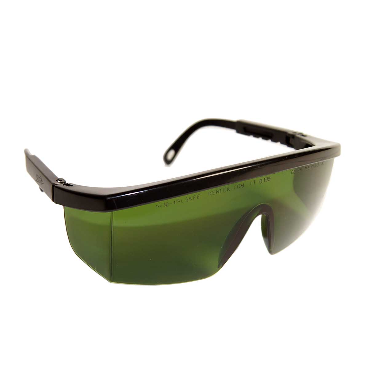 Kentek PPE Safety IPL Glasses KYM-IPLSAFE Universal Fit OTG Adjustable - Green