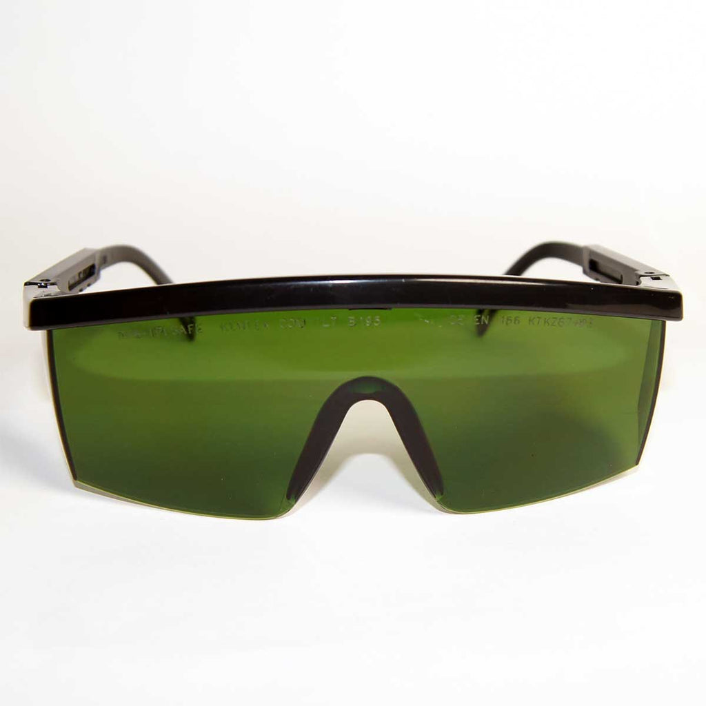 Kentek PPE Safety IPL Glasses KYM-IPLSAFE Universal Fit OTG Adjustable - Green