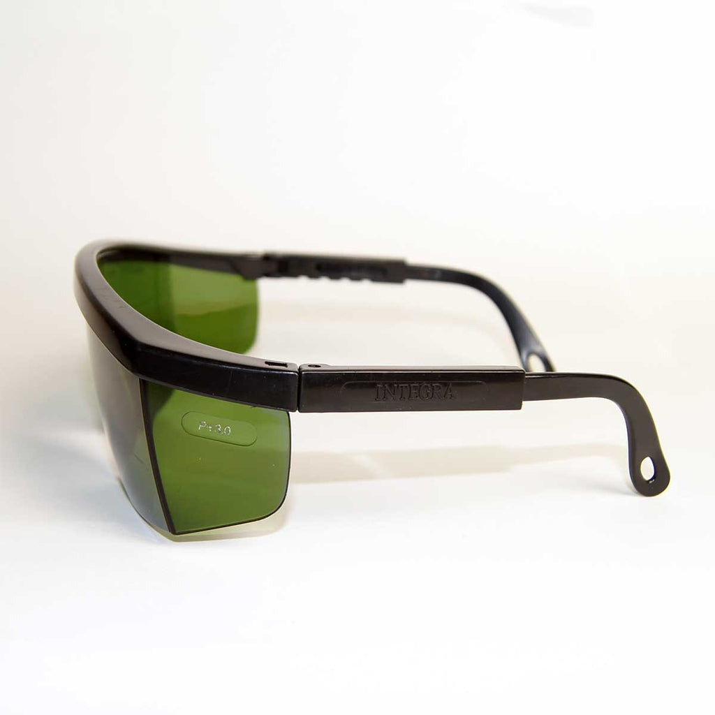 Kentek PPE Safety IPL Glasses KYM-IPLSAFE Universal Fit OTG Adjustable - Green
