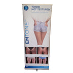 BTL EMTone "Toned. Not Textured." Marketing Banner 34in x 81in EM Tone