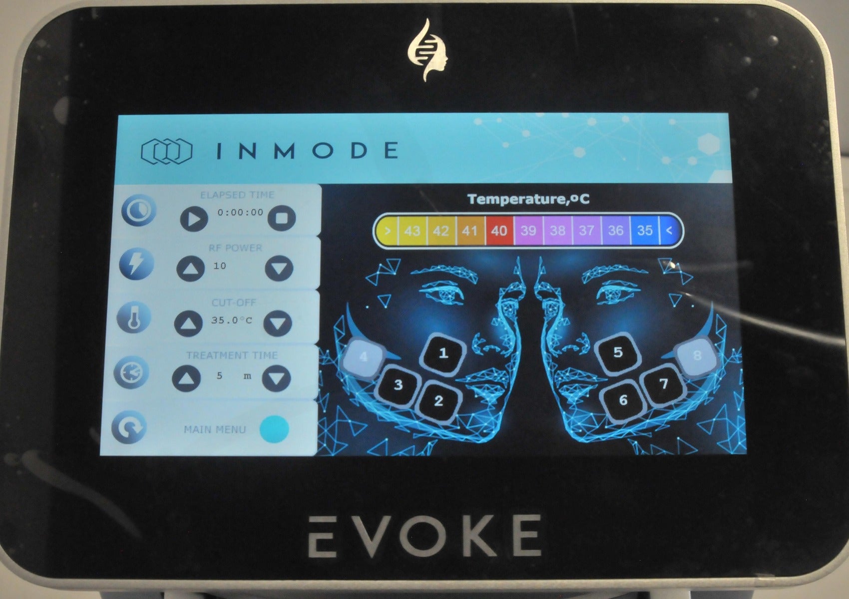 InMode EVOKE BiPolar RadioFrequency Submental Face Cheek Chin Remodeling