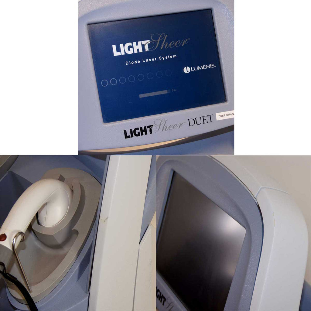 2007 Lumenis LightSheer Duet Laser System 810nm Diode HS and ET Hair Removal